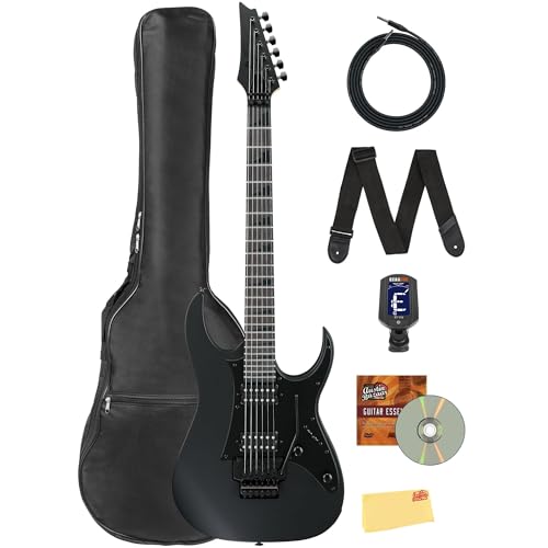 Ibanez GRGR330EX RG Gio Electric Guitar - Black Flat w/ Gig Bag