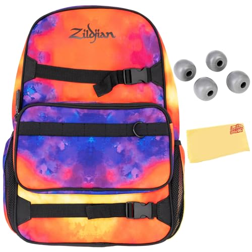 Zildjian ZXBP00202 Student Backpack Drumstick Bag - Orange Burst w/ Practice Tips