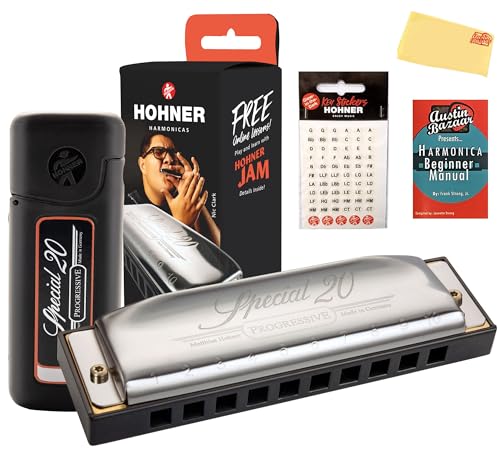 Hohner Special 20 Harmonica - Key of A w/ Key Stickers