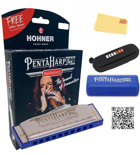 Hohner PentaHarp Harmonica - Key of E Minor w/ Case
