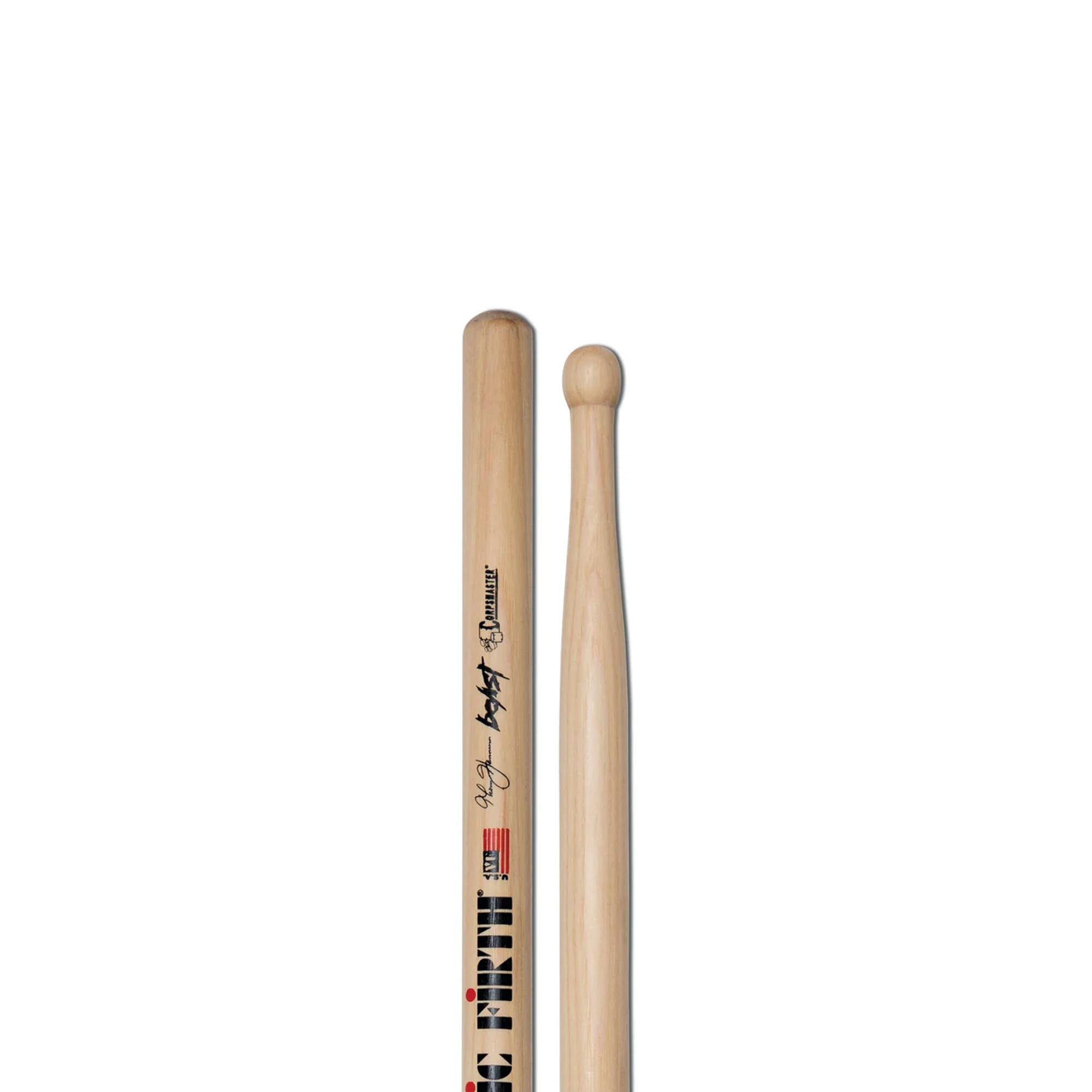 Vic Firth STH4 Corpsmaster Signature Snare Thom Hannum Beast Drumsticks - 12 Pack