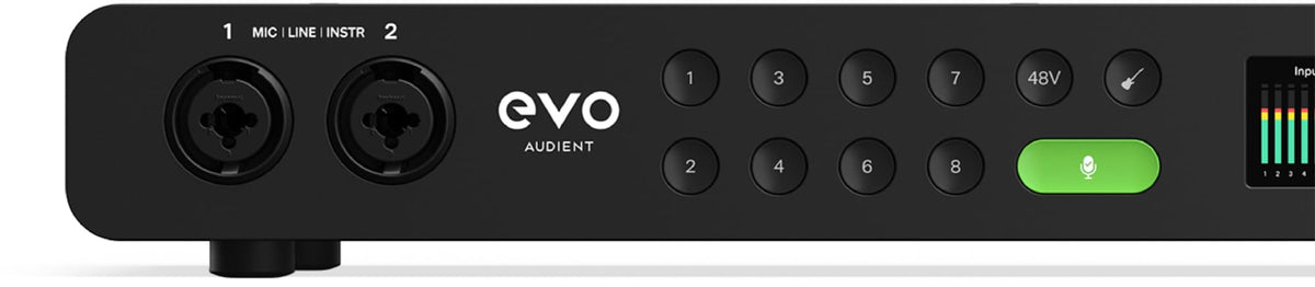 Audient EVO SP8 8-Channel Smart Preamp w/ Instrument Cable