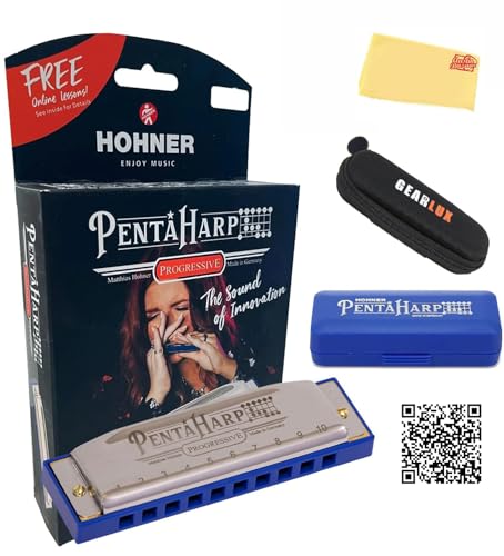 Hohner PentaHarp Harmonica - Key of A Minor w/ Case