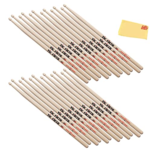 Vic Firth American Classic 7A Drumsticks - 12 Pairs
