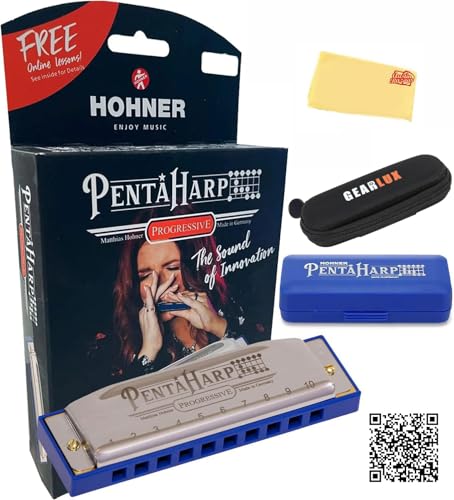Hohner PentaHarp Harmonica - Key of C Minor w/ Case