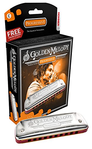 Hohner 544 Golden Melody Harmonica - Key of C