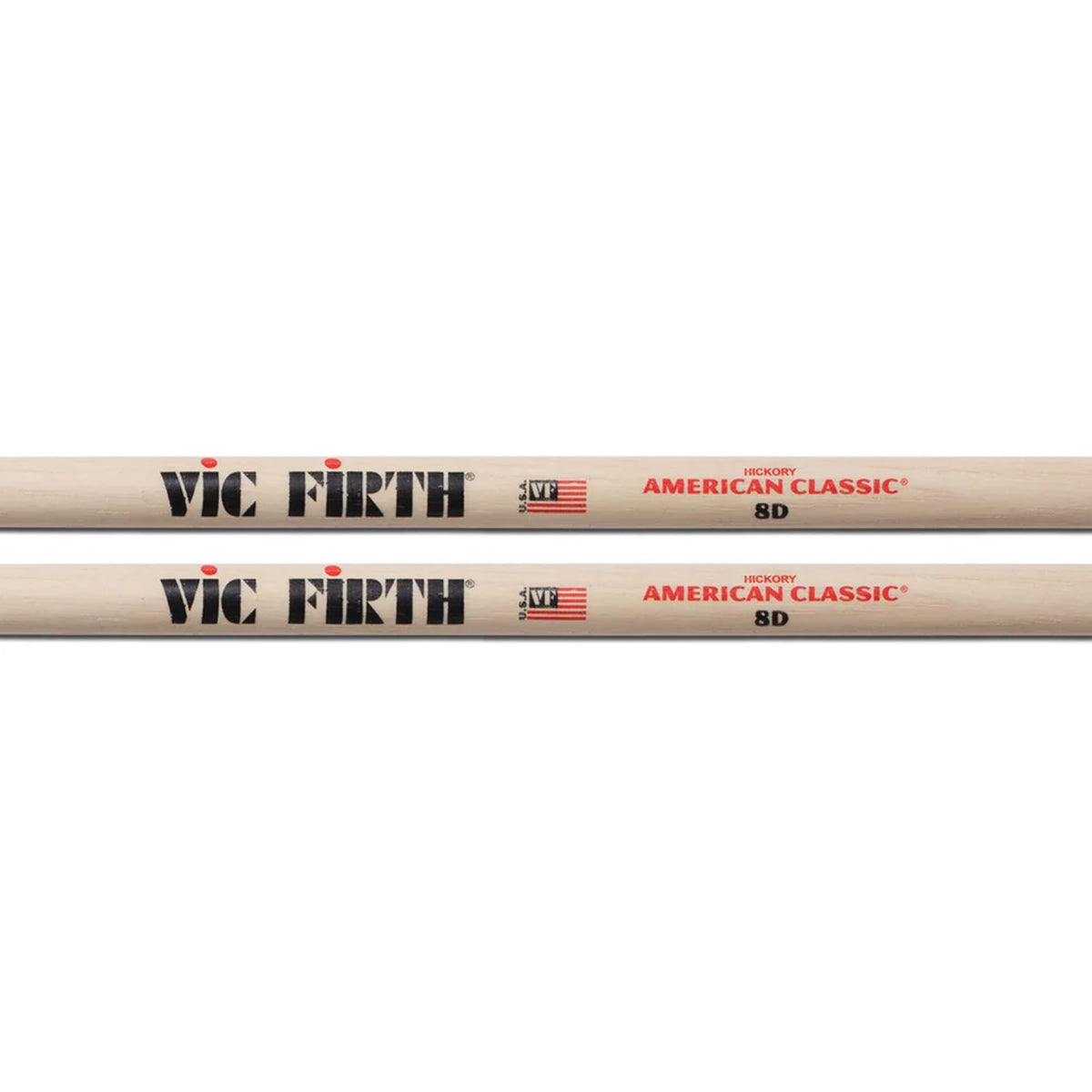 Vic Firth American Classic 8D Drumsticks - 3 Pack