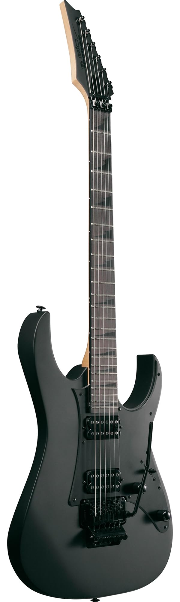 Ibanez GRGR330EX RG Gio Electric Guitar - Black Flat w/ Amplifier