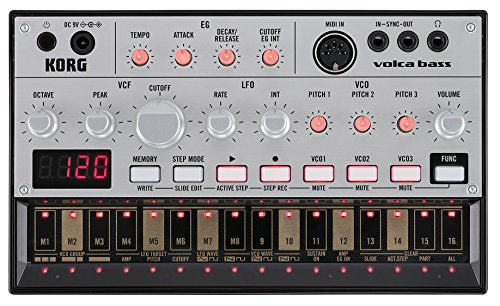 Korg Volca Bass Analogue Bass Machine w/ Volca Mix