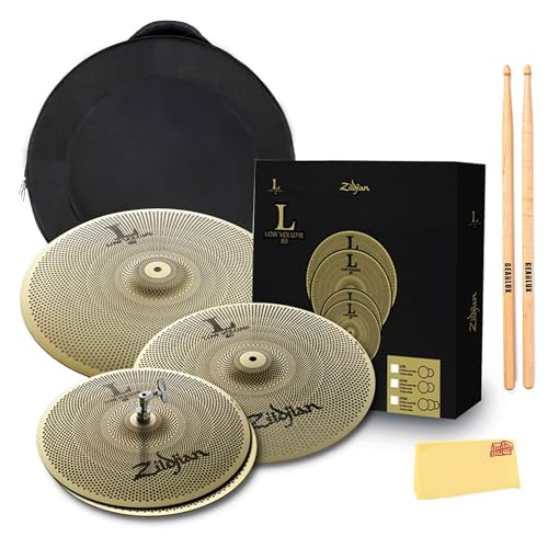 Zildjian LV468 L80 Low Volume Cymbal Pack w/ Cymbal Bag