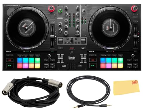 Hercules DJControl Inpulse T7 2-Channel DJ Controller w/ MIDI Cable