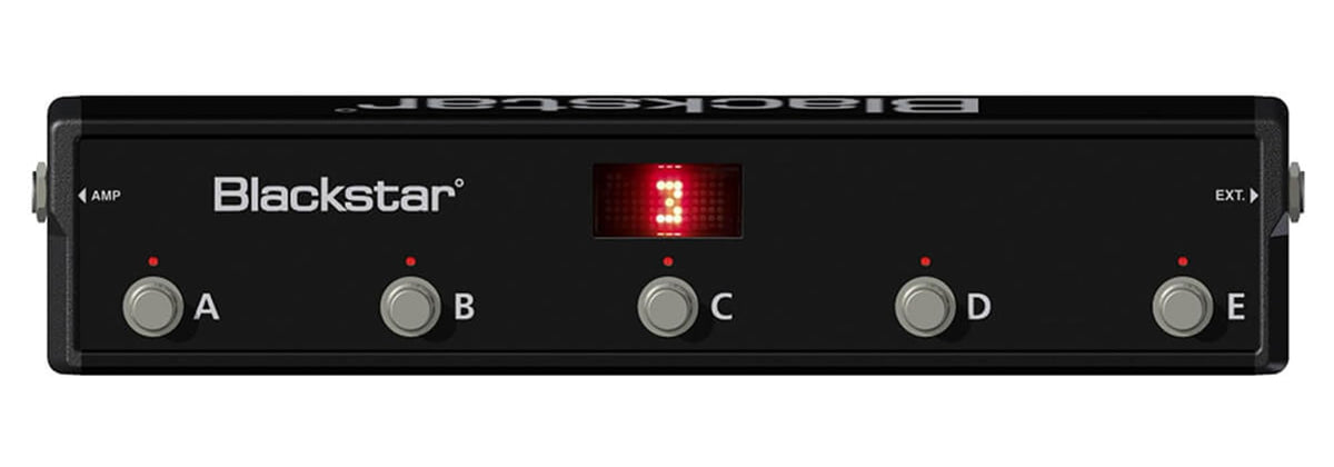 Blackstar FS-12 Multi-Function 5-Button Foot Controller w/ Power Supply