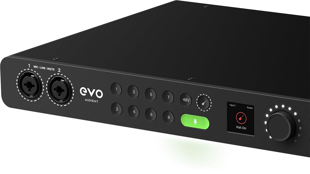 Audient EVO 16 24-In 24-Out USB Audio Interface w/ 2 Instrument Cables