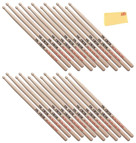 Vic Firth Signature Series Nicko McBrain Drumsticks - 12 Pack