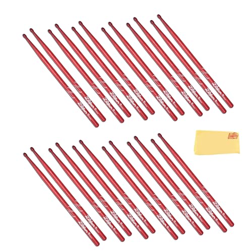 Zildjian 5A Red Drumsticks - 12 Pack