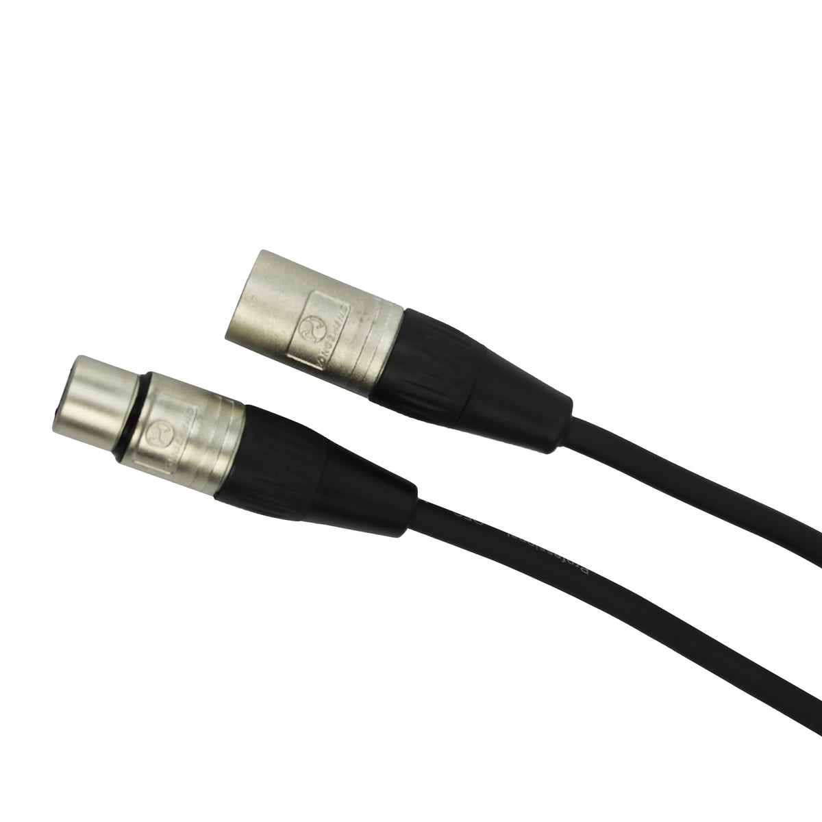 Gearlux 50-Foot XLR Microphone Cable, Fully Balanced, Male to Female, Black - 2 Pack