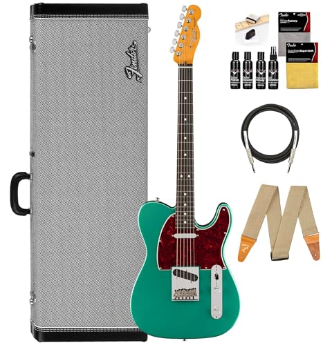 Fender Susan Tedeschi Telecaster - Aged Caribbean Mist w/ Guitar Cleaning Kit