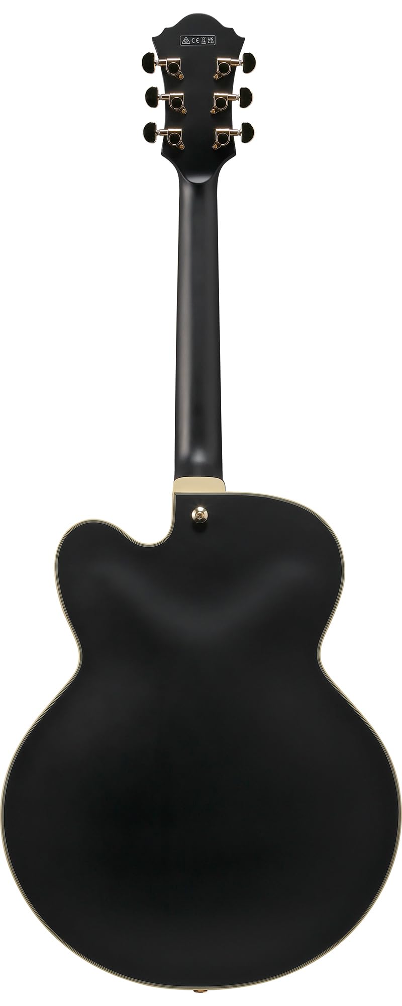 Ibanez AF75G AF Artcore Hollow Body Electric Guitar - Black Flat w/ Gig Bag