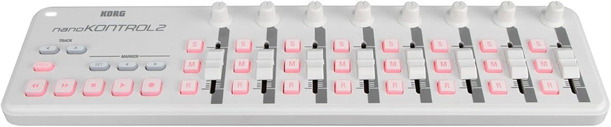 Korg nanoKONTROL2 Slim-Line USB Controller - White