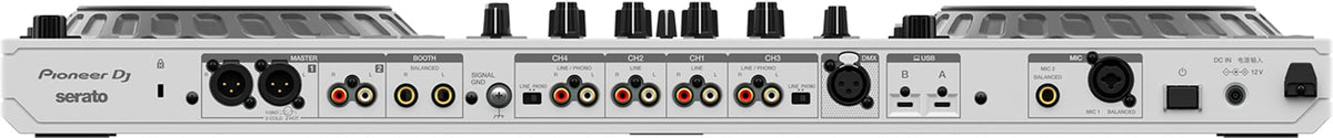 Pioneer DJ DDJ-FLX10 4-Channel Professional DJ Controller - White w/ Carrying Case