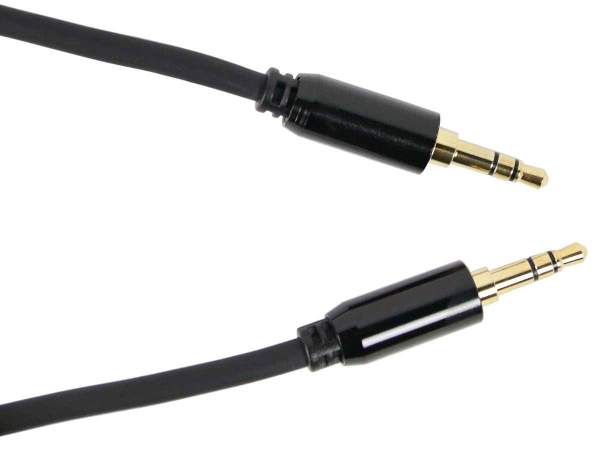 Gearlux 6-Foot 3.5 mm to 3.5 mm Stereo (1/8" to 1/8") TRS Cable - 3 Pack