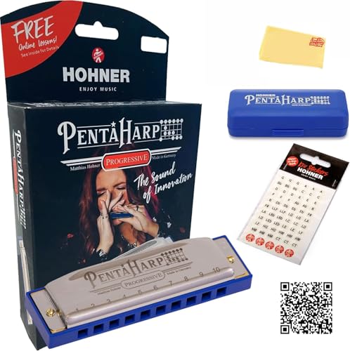 Hohner PentaHarp Harmonica - Key of E Minor w/ Key Stickers