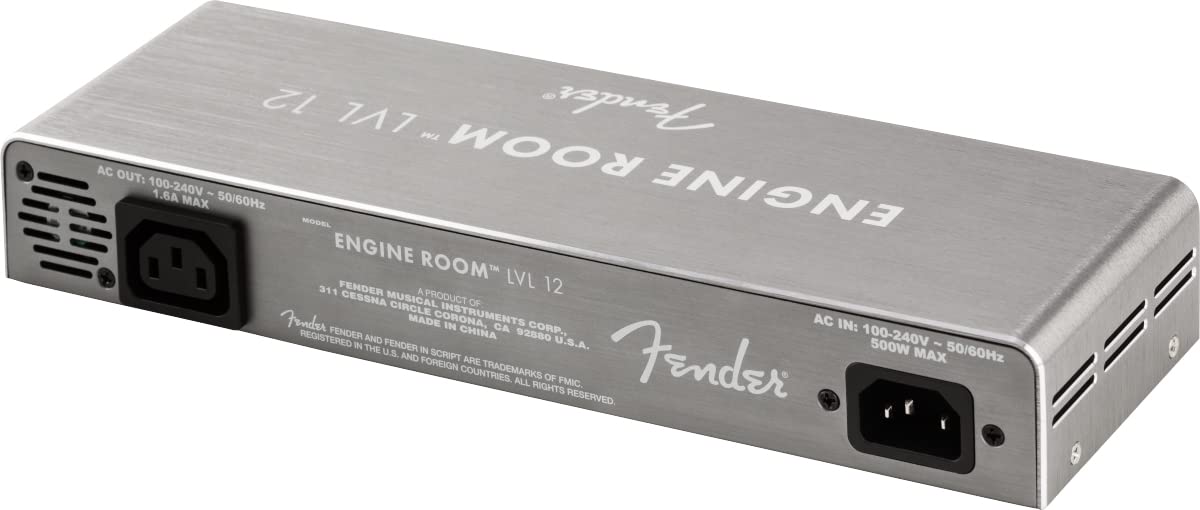Fender Engine Room LVL12 Power Supply w/ Instrument Cable
