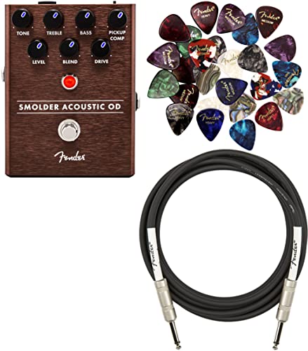 Fender Smolder Acoustic Overdrive Pedal w/ Instrument Cable