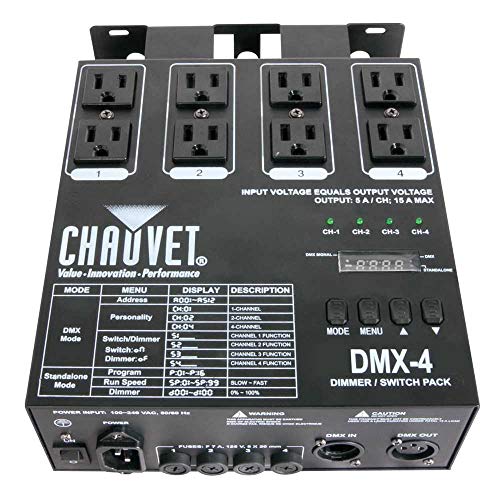 Chauvet DMX-4 Dimmer/Switch Pack