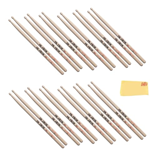 Vic Firth American Classic 55A Wood Tip Drumsticks - 12 Pack