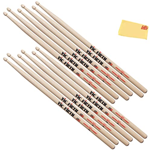 Vic Firth American Classic 7A Drumsticks - 6 Pairs
