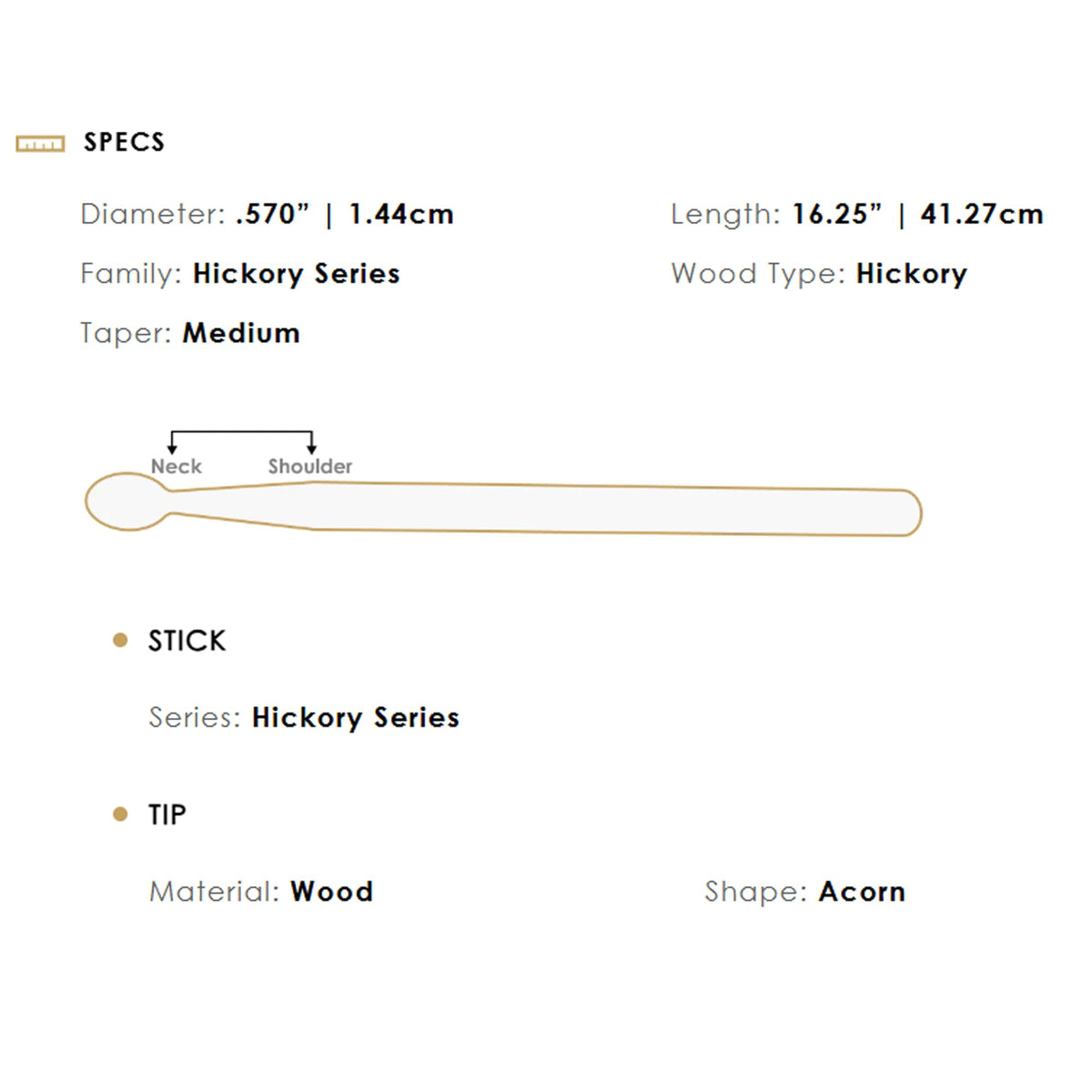 Zildjian 5A Acorn Neon Green Drumsticks - 12 Pack