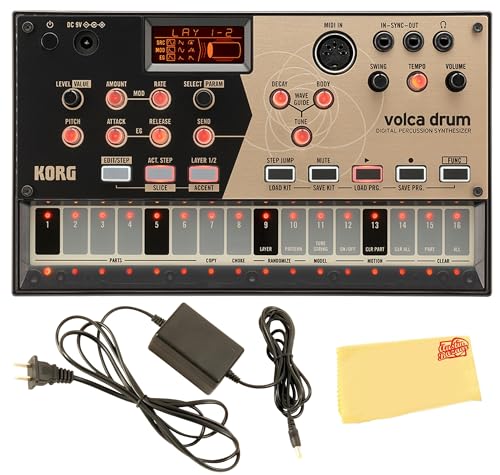 Korg Volca Drum Digital Percussion Synthesizer w/ Power Supply