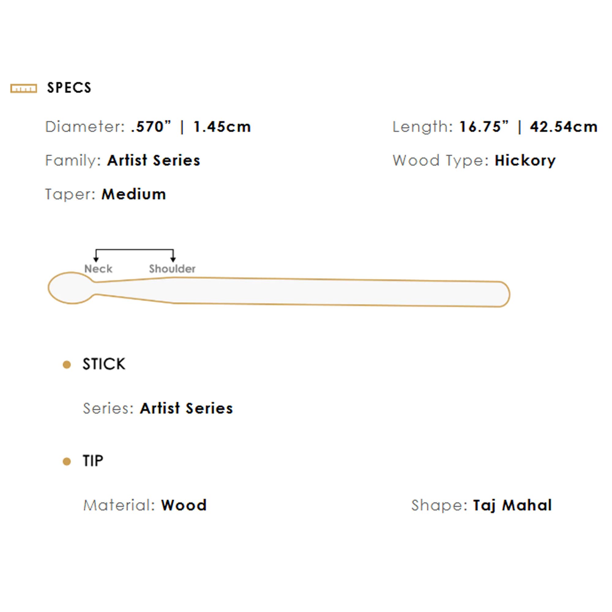 Zildjian Aaron Spears Model Drumsticks - 6 Pack