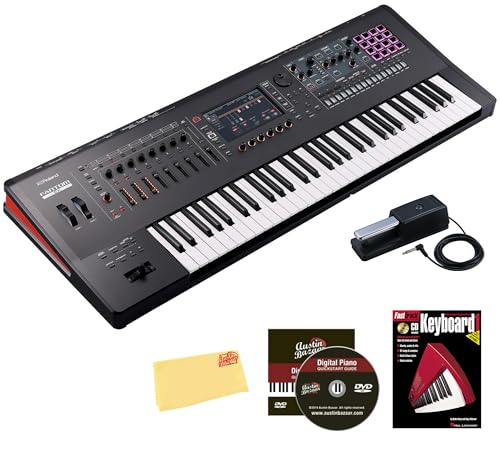 Roland Fantom 6 EX 61-Key Workstation Keyboard Synthesizer w/ Sustain Pedal