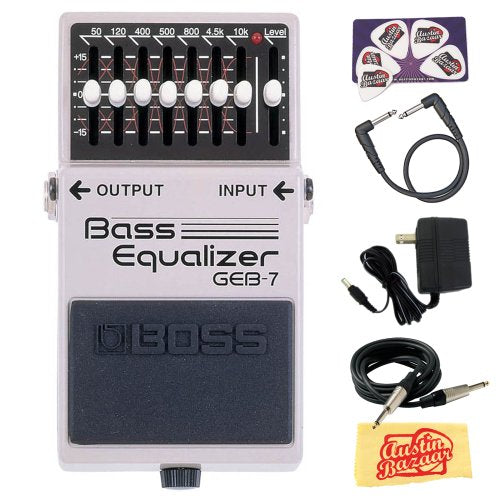 Boss GEB-7 Bass Equalizer w/ Power Supply