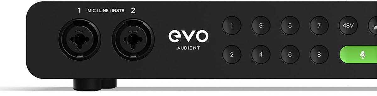 Audient EVO 16 24-In 24-Out USB Audio Interface w/ 2 Instrument Cables
