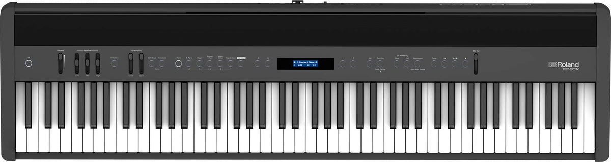 Roland FP-60X Digital Piano - Black w/ Adjustable Stand