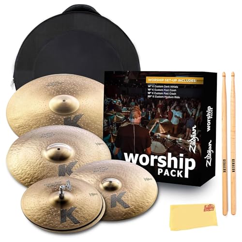 Zildjian KC0801W K Custom Worship Cymbal Pack w/ Cymbal Bag