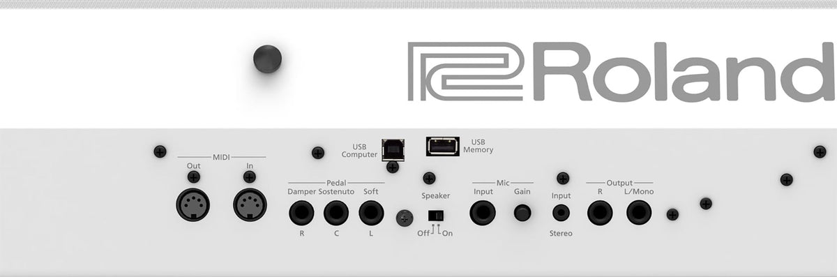 Roland FP-90X 88-Key Digital Piano - White w/ Sustain Pedal