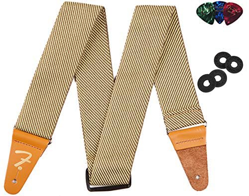 Fender Premium Guitar Strap - Vintage Tweed w/ Strap Blocks