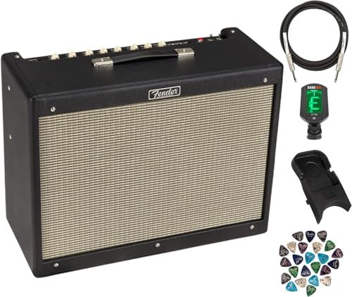 Fender Hot Rod Deluxe IV Guitar Combo Amplifier - Black w/ Fender Amperstand Guitar Cradle