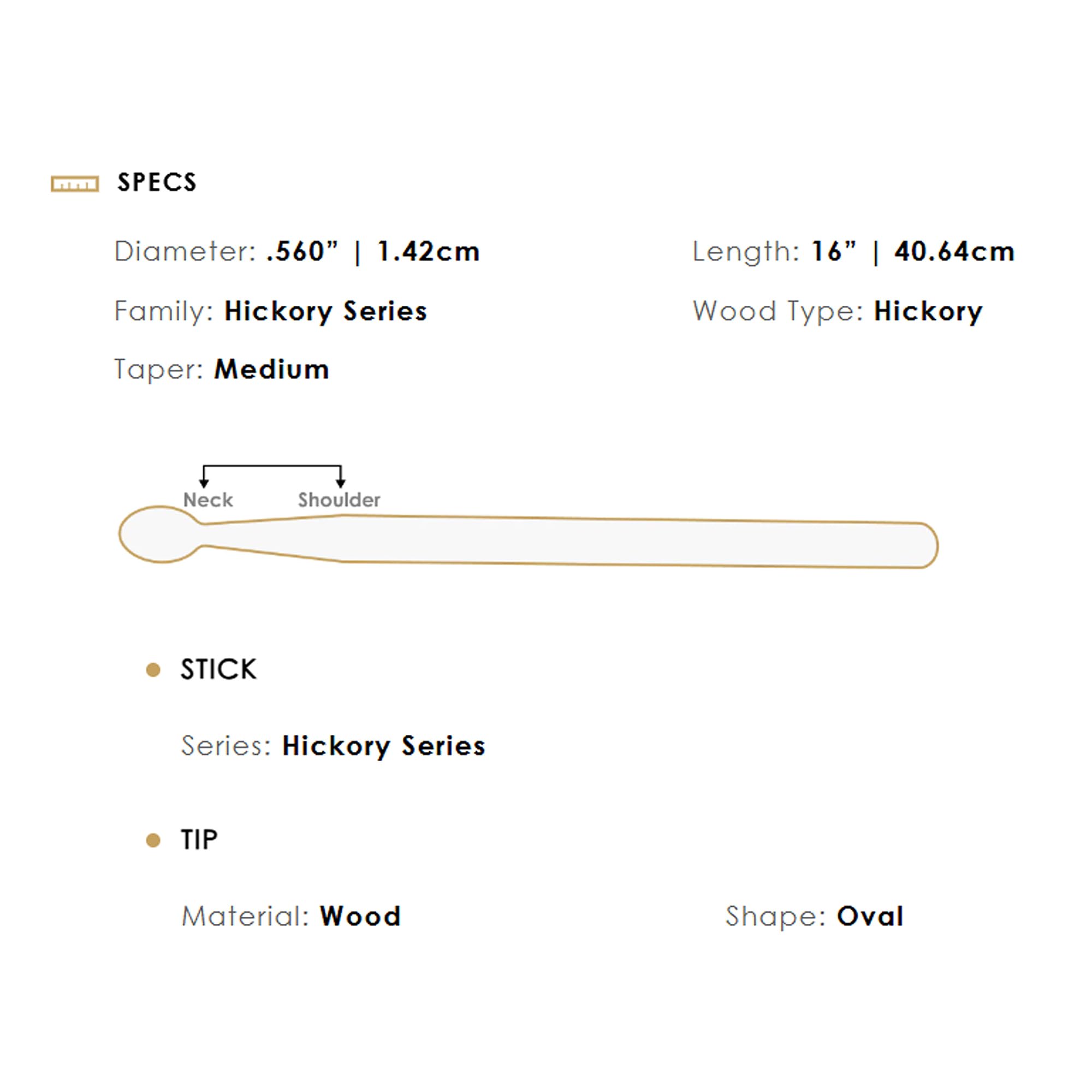 Zildjian 5A Black Drumsticks - 3 Pack
