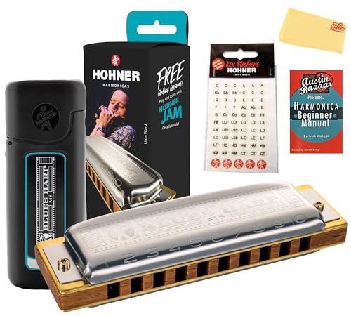 Hohner 532 Blues Harp MS Harmonica - Key of C w/ Key Stickers