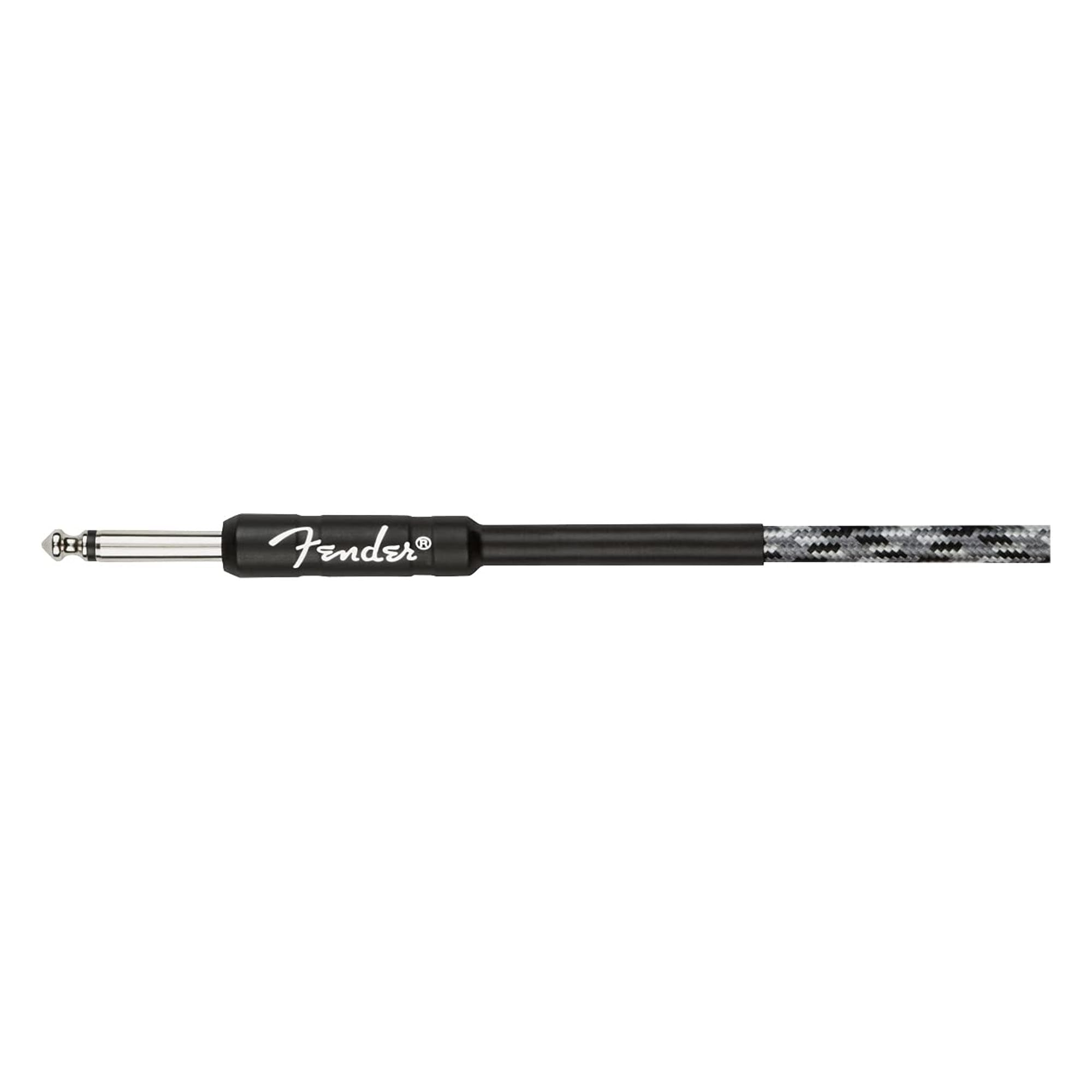 Fender 10-Foot Professional Instrument Cable, Straight-Angled, Winter Camo - 2 Pack