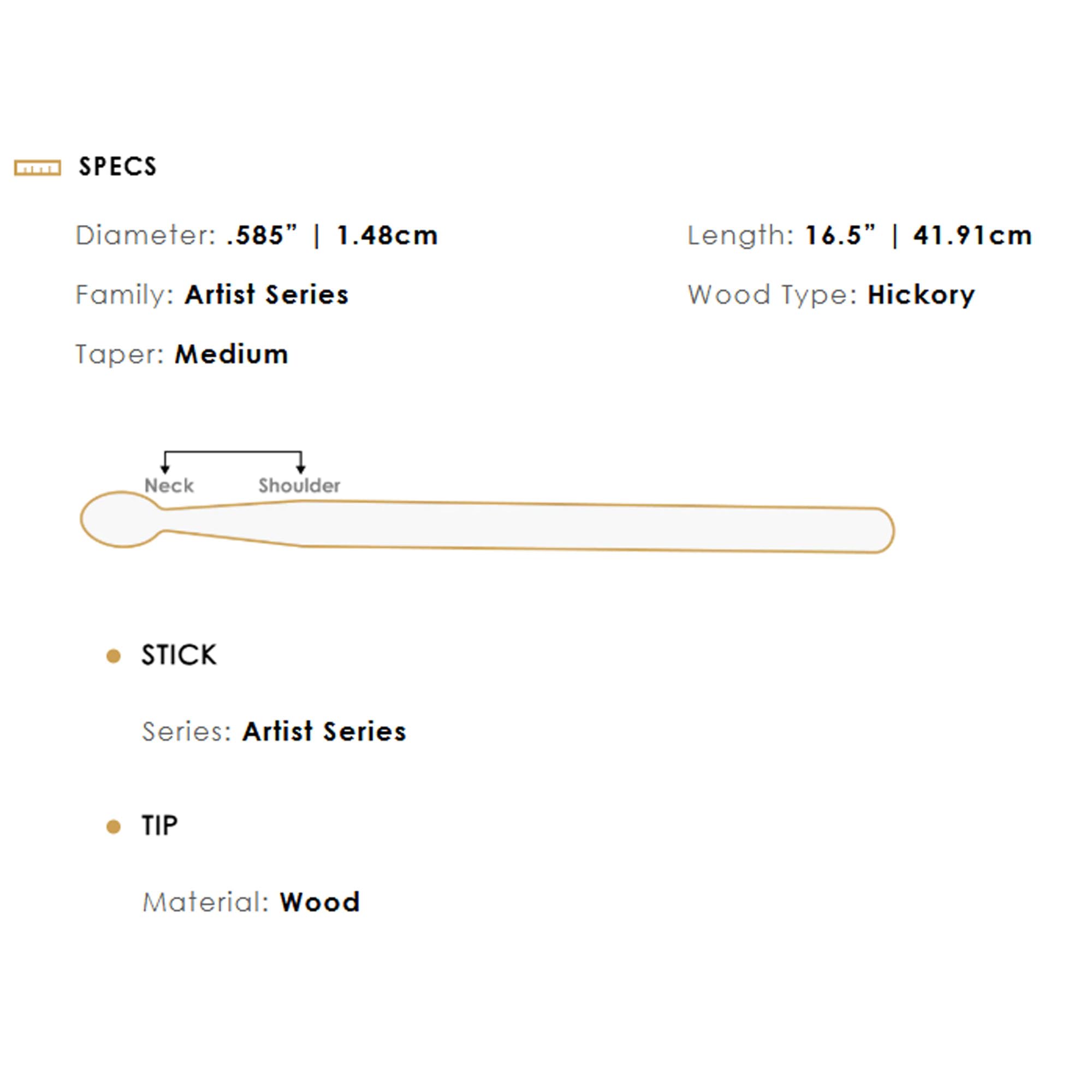 Zildjian Josh Dun Model Drumsticks - 3 Pack