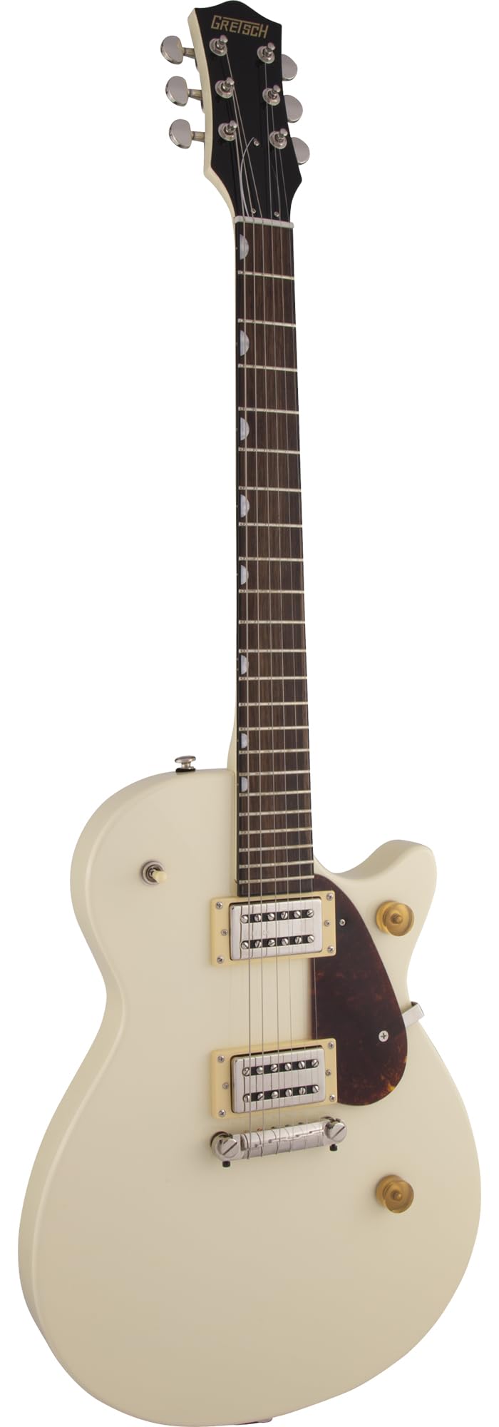 Gretsch G2210 Streamliner Junior Jet Club - Vintage White w/ Guitar Strap