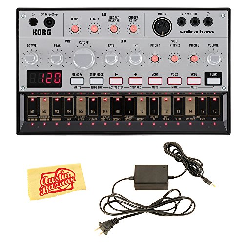 Korg Volca Bass Analogue Bass Machine w/ Power Supply