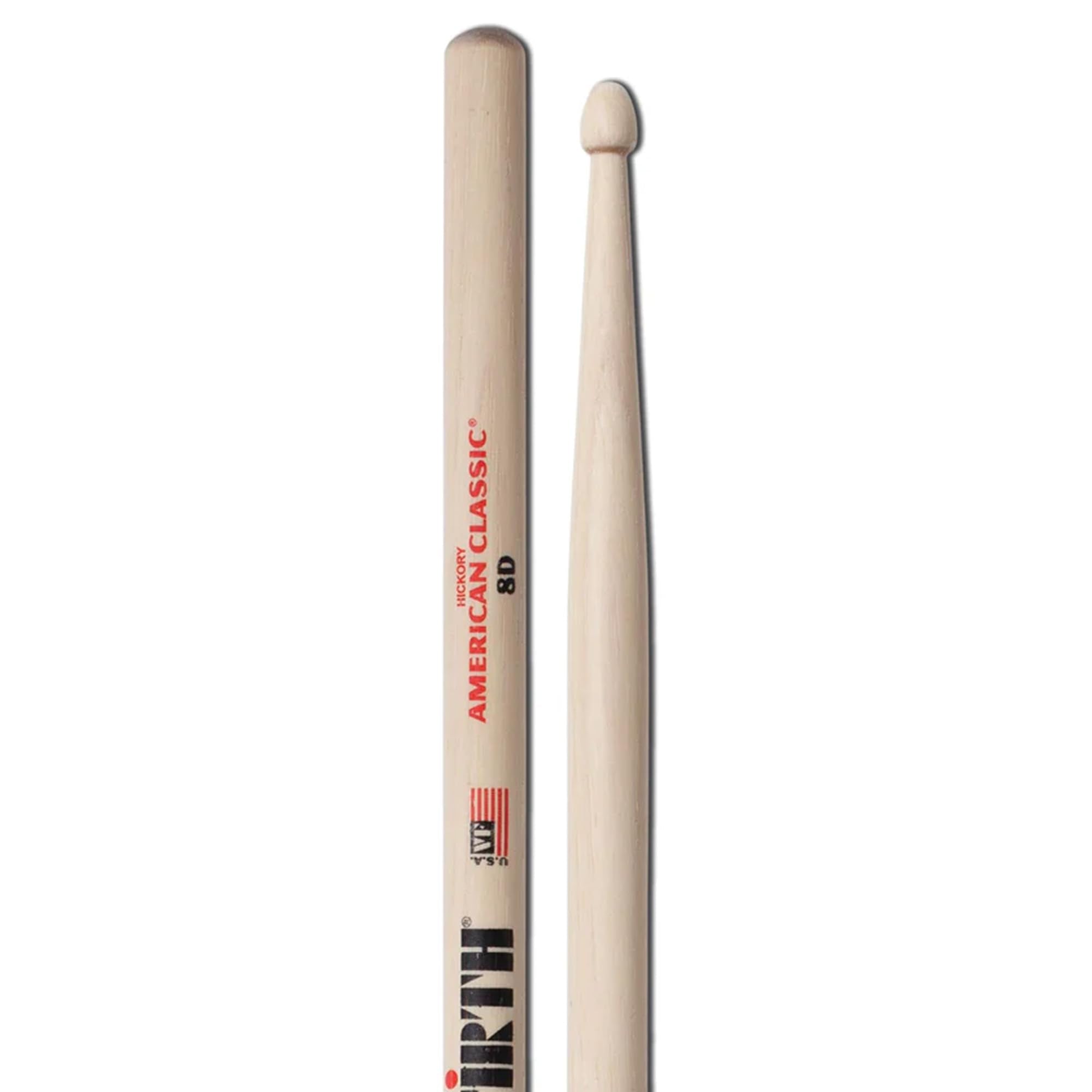 Vic Firth American Classic 8D Drumsticks - 3 Pack