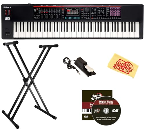 Roland Fantom-08 Synthesizer Keyboard w/ Adjustable Stand